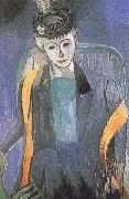 Henri Matisse Portrait of Madame Matisse (mk35) oil painting